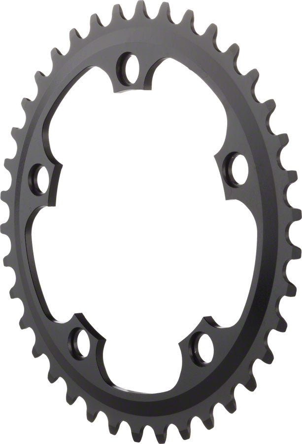 Dimension Middle Chainring 38t 104 BCD Single Speed 3/32in Aluminum Black
