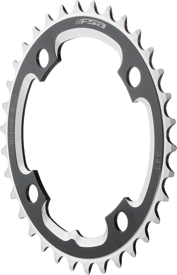 FSA DH Pro MTB Chainring 40t 104 BCD 4-Bolt 9/10-Speed Aluminum Black MTB