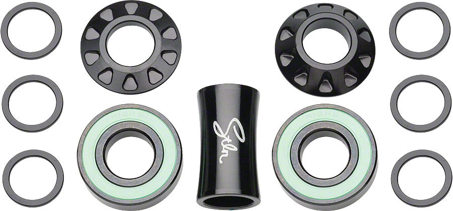 Stolen Revolver Cartridge Bearings Mid Bottom Bracket Black for 19mm Cranksets