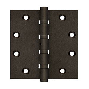 DELTANA DSB45 4-1/2" X 4-1/2" SQUARE HINGES DISTRESSED FINISHES SOLID BRASS