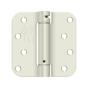Deltana DSH4R5 4" X 4" X 5/8" RADIUS SPRING HINGE STEEL