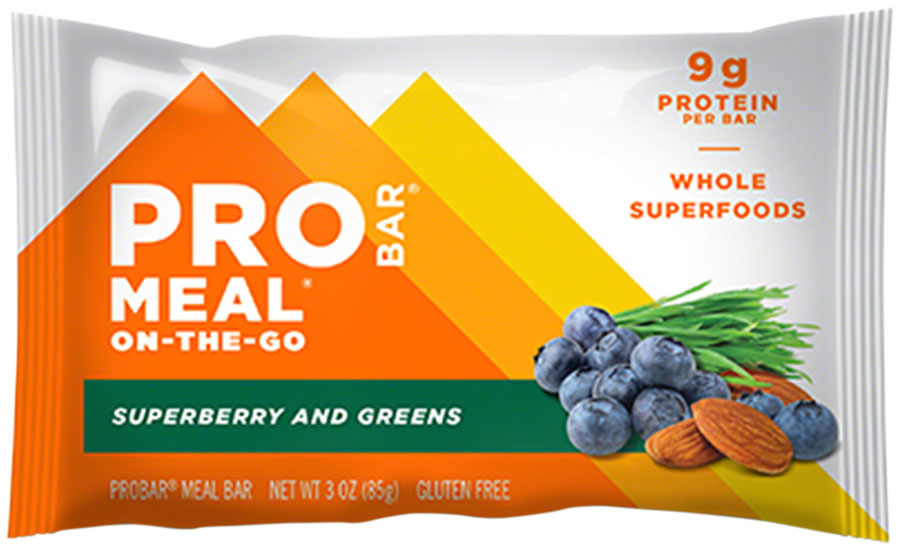 ProBar Meal Bar Superberry and Greens Box of 12 Delicious Meal Replacement