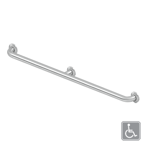 Deltana GB42CPU32D 42" GRAB BAR, STAINLESS STEEL, CONCEALED SCREW, CENTER POST