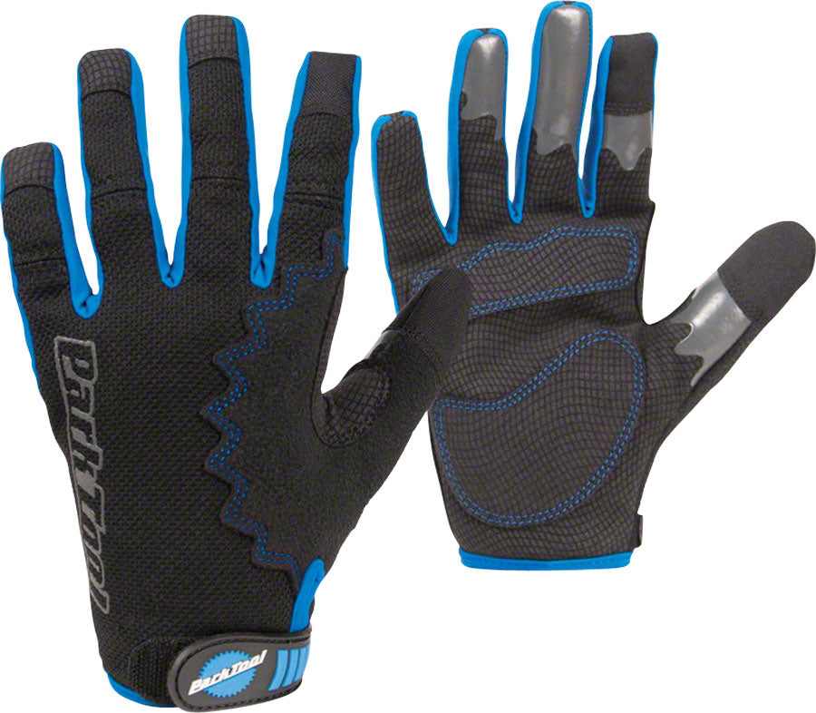 Park Tool GLV-1 Mechanics Gloves - Black And Blue Full Finger 2X-Large