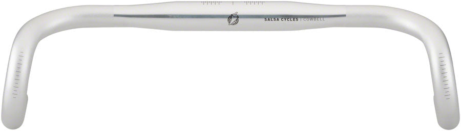 Salsa Cowbell Deluxe Drop HandlebarAluminum31.8mm46cmSilver12 ° flare&drop
