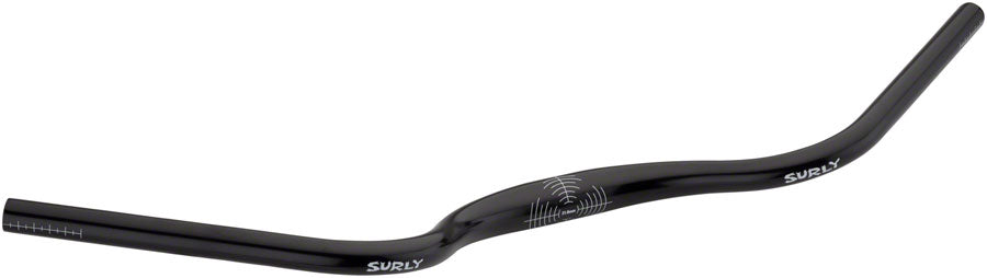 Surly Terminal Handlebar 31.8mm Clamp 40mm Rise 735mm Width Back Black Aluminum