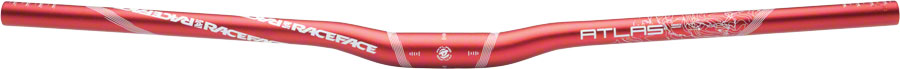 RaceFace Atlas Riser Handlebar 31.8mmx785mm 1/2 Rise 8° Back 4° Up Red Aluminum