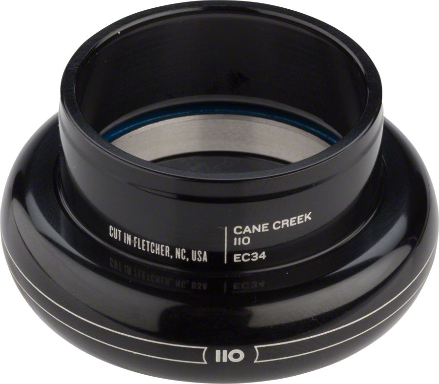 Cane Creek 110 EC34/30 Bottom Headset Black Stainless Steel Bearings