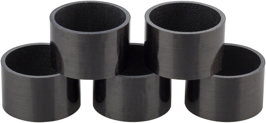 WHISKY 20mm UD Carbon Spacer Gloss Black 5-Pack Multiple Sizes To Choose From