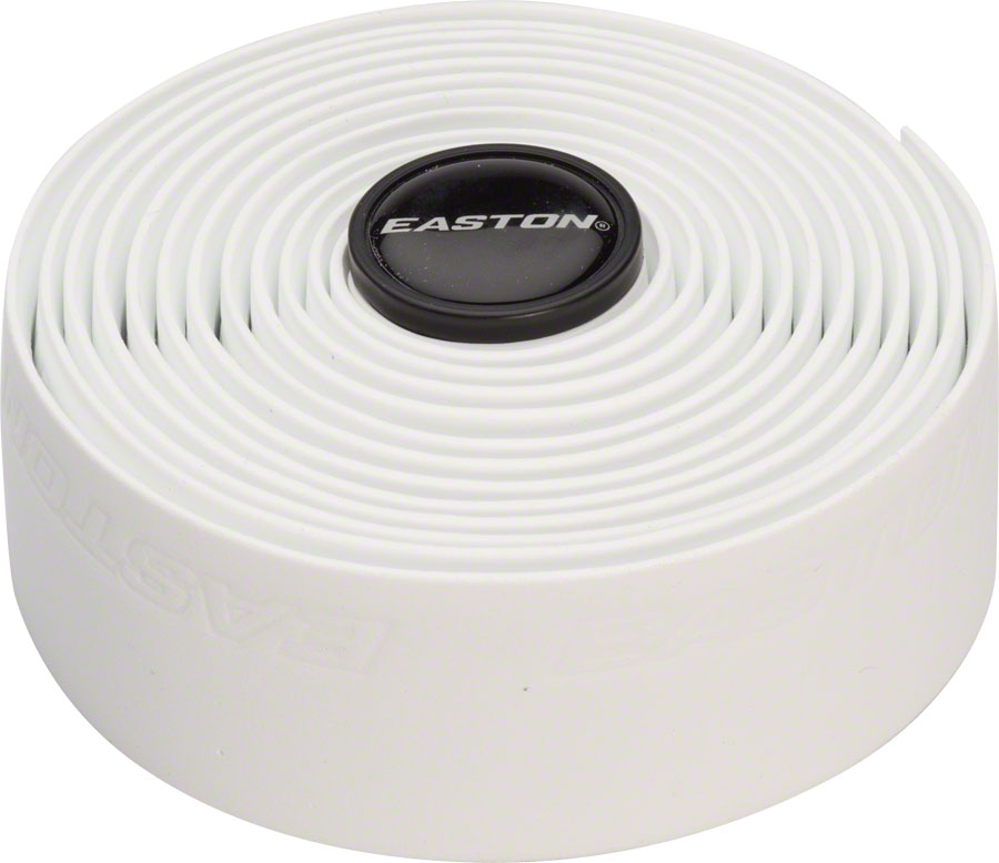 Easton EVA Foam Handlebar Tape White Adhesive Backed Embossed Logos 60g