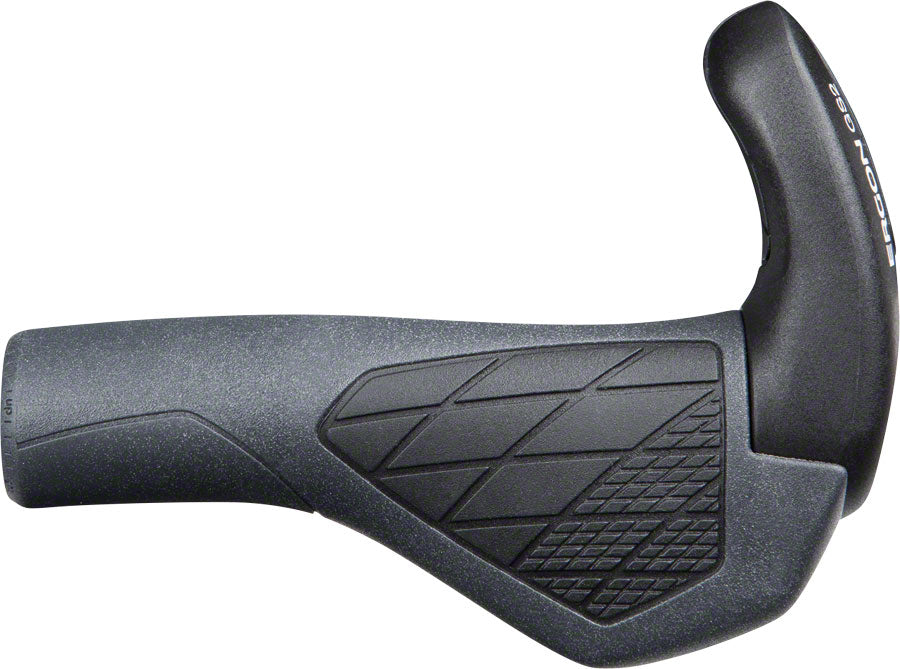 Ergon GS2 Grips Black Gray Lock-On Small 142mm 222g Fiberglass Composite