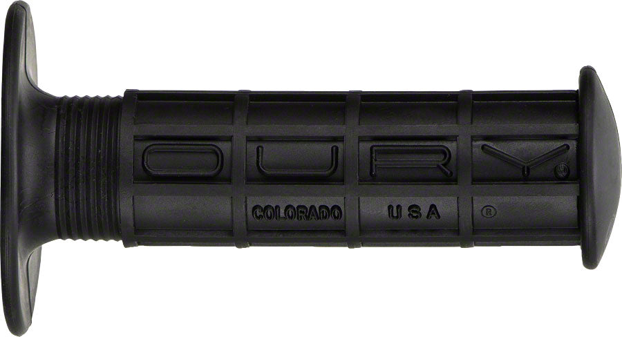 Oury BMX Waffle Grips Black Classic Flanged 114mm Bicycle Bike Made In USA