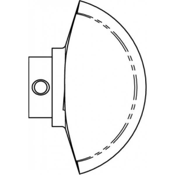 Hoppe Crescent Knob Satin Nickel 3524678