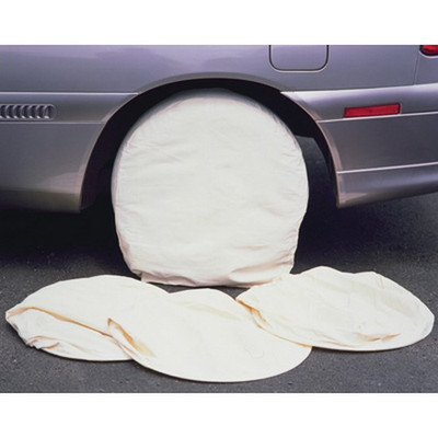 Astro Pneumatic 4 Piece Canvas Wheel Maskers Set for Protecting Tires (9004)