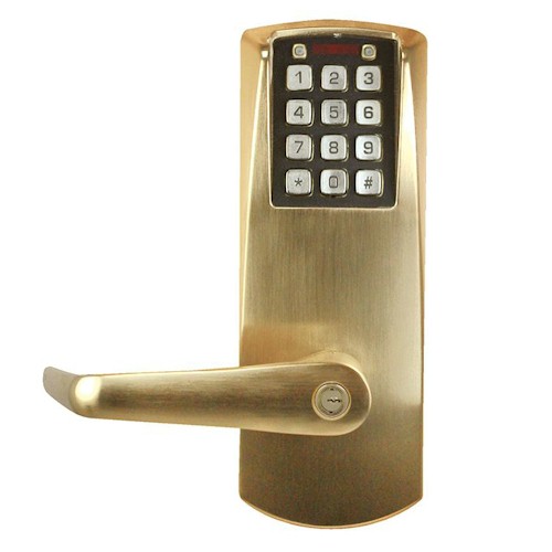 E2031XSLL-606-41 Kaba E-Plex Pushbutton Electronic Lock, Schlage "C"