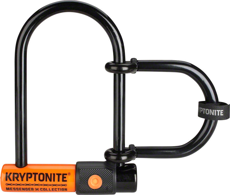 Kryptonite Messenger Mini Plus U-Lock 3.75 x 6.5" Keyed Cable Included