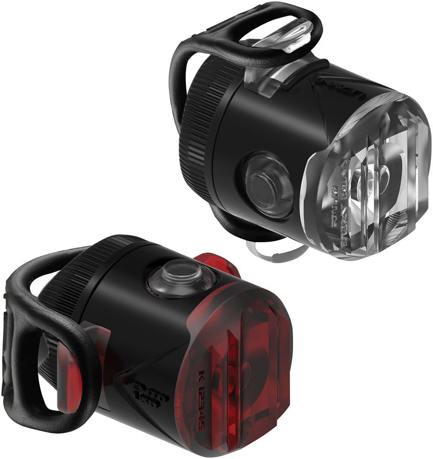 Lezyne Femto USB Drive Light Set, Black Durable Co-Molded Construction
