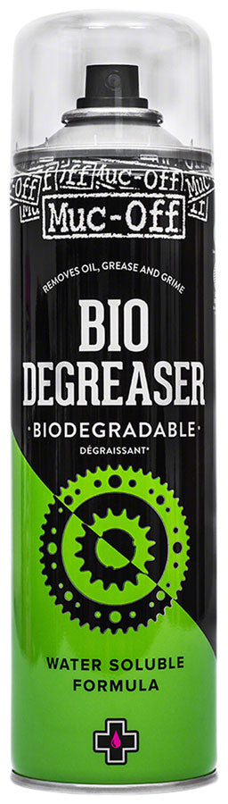 Muc-Off Bio Degreaser 500ml Aerosol Eliminates Grease on Metal Plastic Seals
