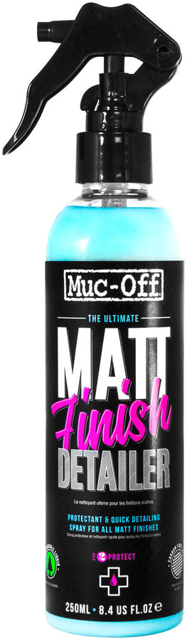 Muc-Off Matte Finish Detailer 250ml Biodegradable Carbon Fiber Safe Non-Sticky