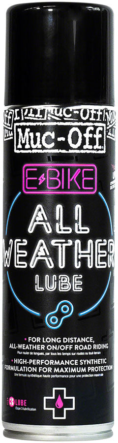 Muc-Off eBike All Weather Lube - 250ml Water Repellent, Non-Fling Formula