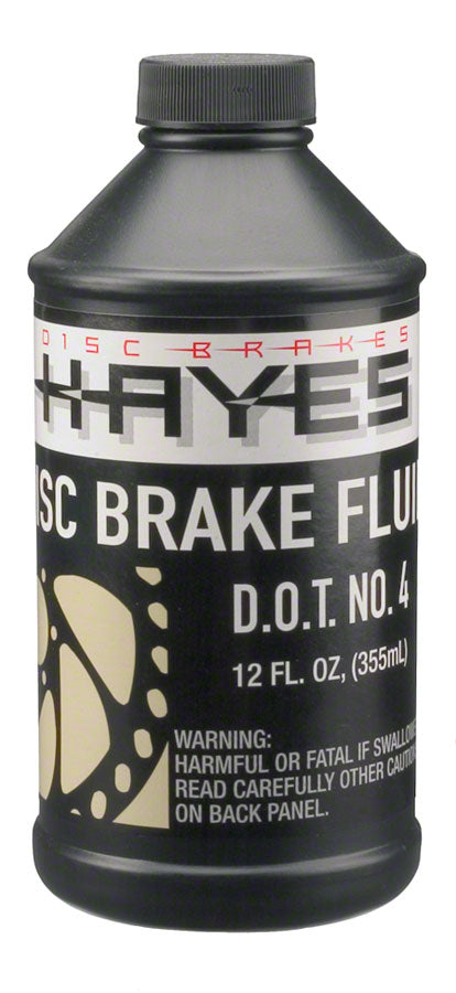 Hayes Dot 4 Brake Fluid 12Oz For Hydraulic Brakes That Use Dot Fluid