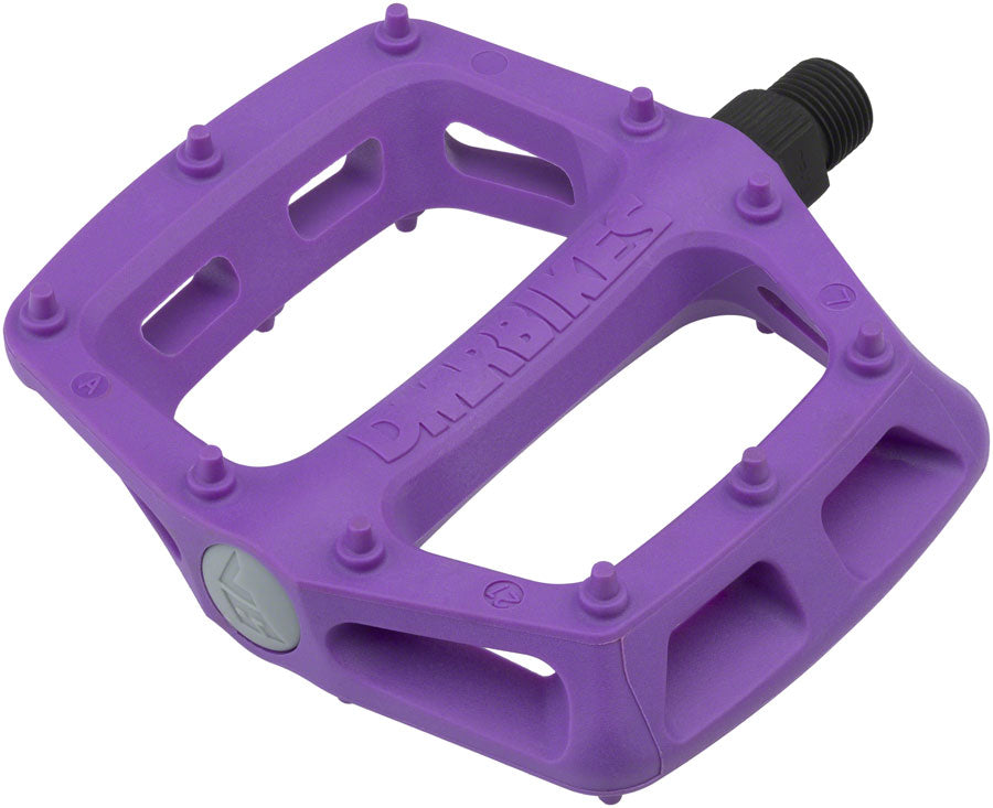 DMR V6 Pedals - Platform Plastic 9/16" Purple Colored Bicycle Bike Pedals