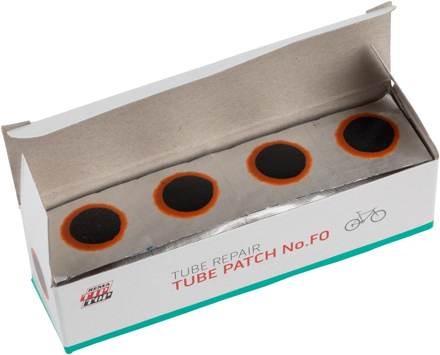 Rema F0-P 16mm Round Tube Patch Box of 100 Seamless Tube Repair Patch Kit