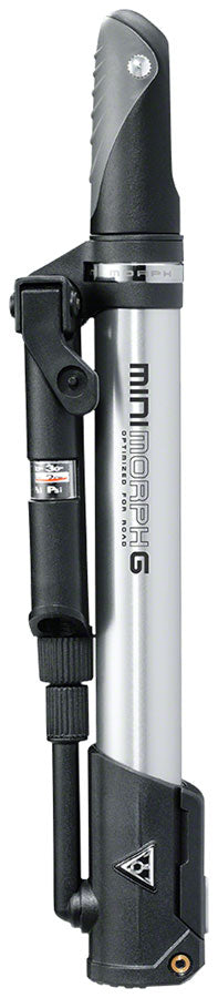 Topeak Mini Morph G PV/SV 160psi Silver Fold Out Foot Pad