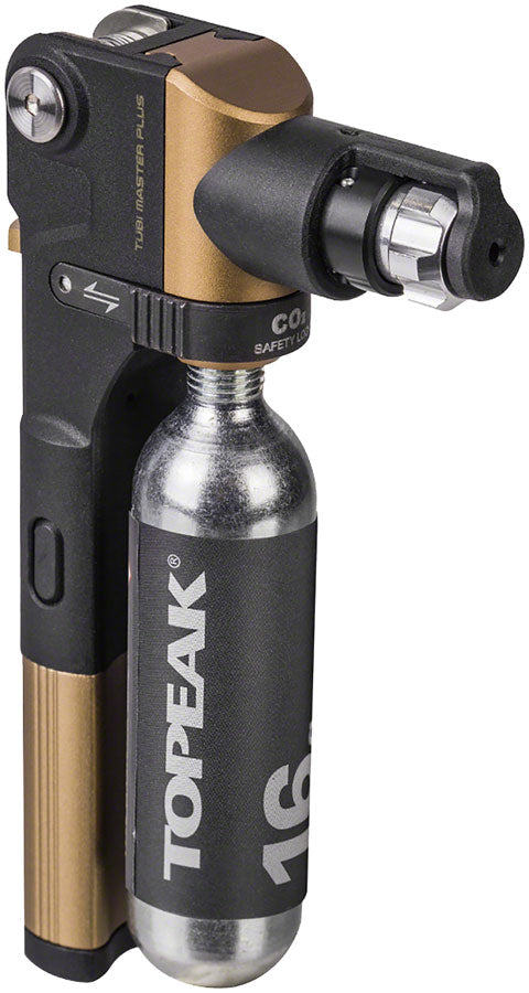 Topeak Tubi Master + CO2 Repair Kit - 16g Compatible To Presta And Schraeder