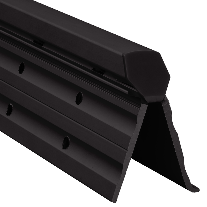 Pemko DFM83HT Full-Mortise Hospital Tip Continuous Geared Hinge in Dark Bronze Anodized Finish - 83"