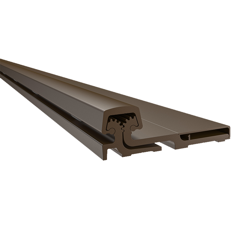 Pemko DFS83HD1 Full-Surface Heavy Duty Continuous Geared Hinge in Dark Bronze Anodized Finish - 83"