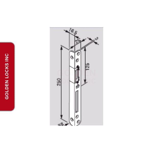 Right Hand Strike Plate 56-763RH