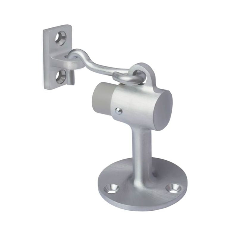 Rockwood 473 Door Stop with Keeper Floor Mounted 3-3/4"H