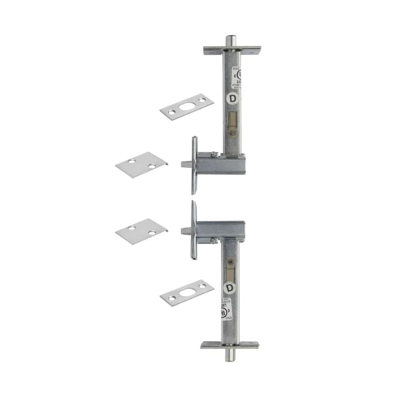 Rockwood 2962 Automatic Flush Bolt Set Top And Bottom for Fire Rated Wood Doors