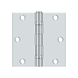 Deltana S35BBR 3-1/2" X 3-1/2" SQUARE HINGE, BALL BEARING STEEL MATERIAL