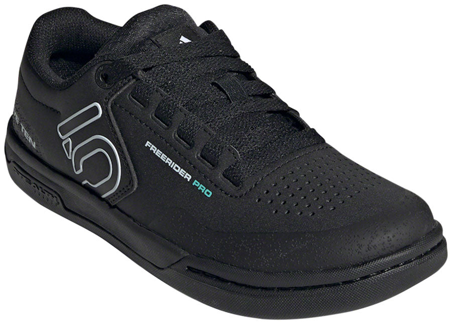 Mountain Bike Shoes Five Ten Freerider Pro Flat - Women's, Core Black / Crystal White / Acid Mint, 10