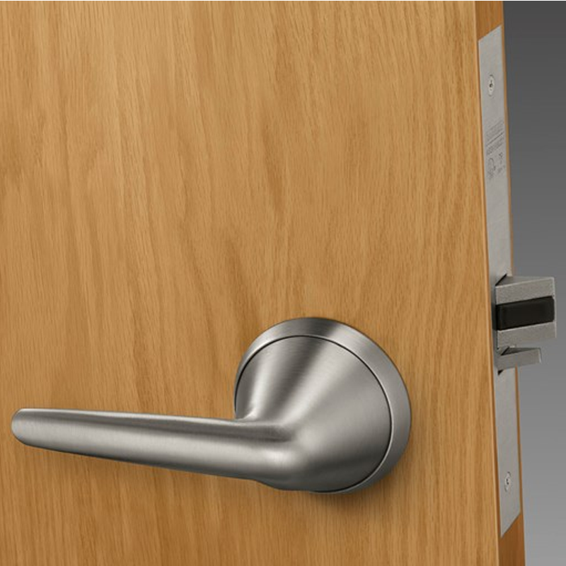 Sargent 8265-BHL-US32D Ligature Resistant Privacy Function Mortise Lock, Behavioral Health Trim, Field Reversible, Non-Keyed