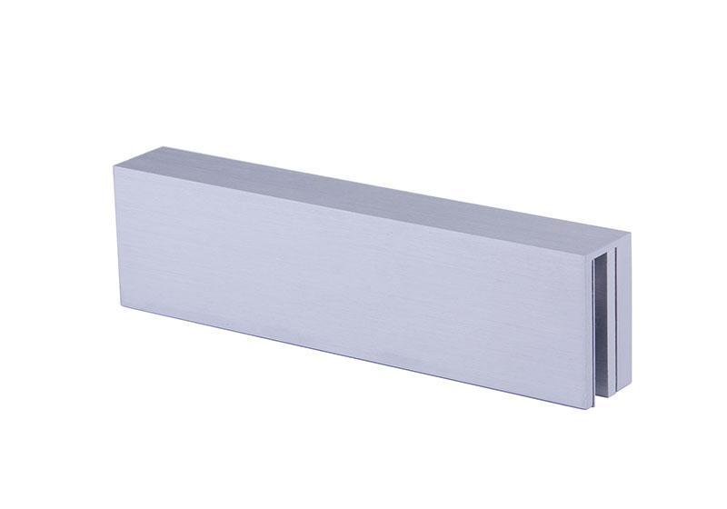 Schlage Electronics HDB490-2 628 Herculite Door Bracket Kit,490 Series, Satin Aluminum Clear Anodized