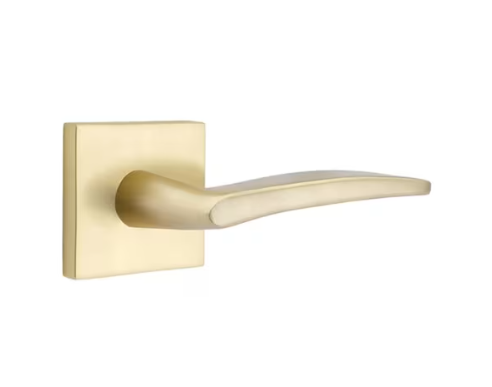 Emtek Poseidon Lever with Square Rosette