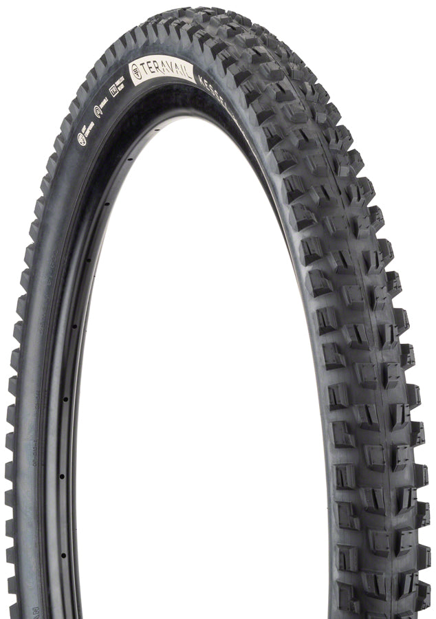 Teravail Kessel Tire 29 x 2.4 Tubeless Folding Black Durable Mountain Bike 19-000182