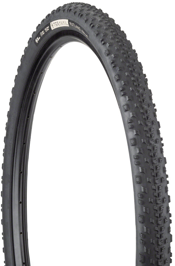 Teravail Gravel Tire Rutland 700 x 47 Tubeless Folding Black Light and Supple 19-000133