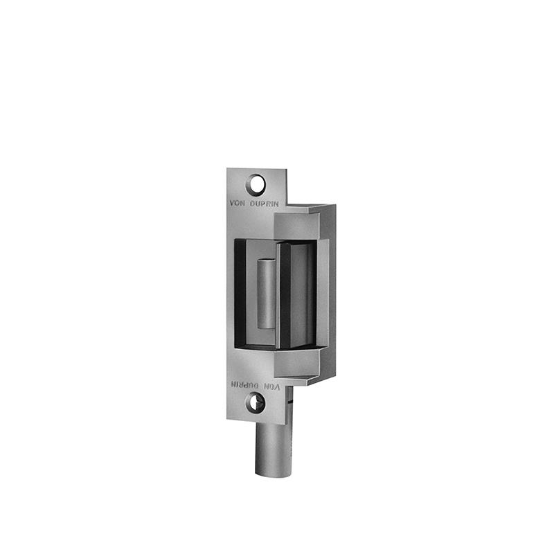 Von Duprin 6211 12V US32D DS CON Electric Strike, for Mortise or Cylindrical Locks, 12VDC Fail Secure Dual Monitor Switch, US32D Satin Stainless Steel