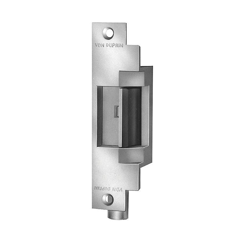 Von Duprin 6212 24V US32D CON Electric Strike, for Mortise or Cylindrical Locks, 24VDC, Fail Secure, Allegion Connect, US32D/630 Satin Stainless Steel