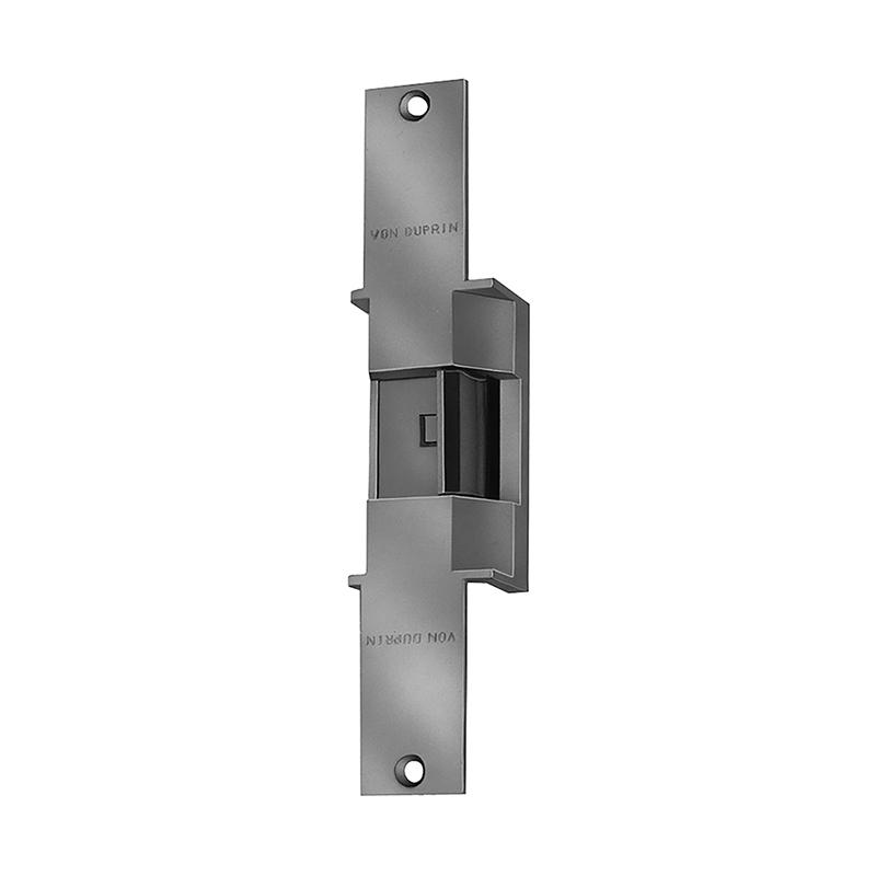 Von Duprin 6214 24V US32D CON Electric Strike, for Mortise or Cylindrical Locks, 24VDC, Fail Secure, Allegion Connect, US32D/630 Satin Stainless Steel