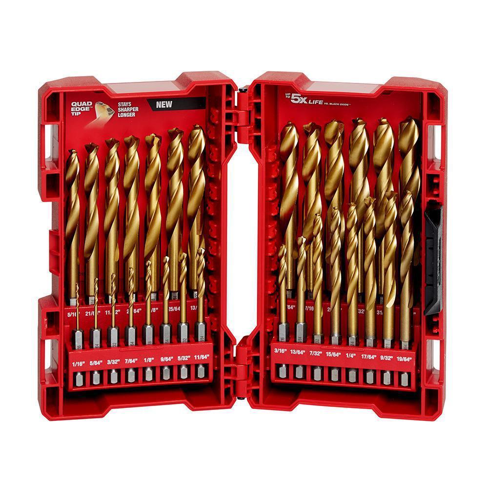 SHOCKWAVE IMPACT DUTY Titanium Drill Bit Set (29-Piece)