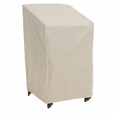 Taupe Stacked Chair Cover For Event And Banquet Chairs