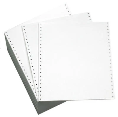 White Perforated Computer Paper, 9.5 By 11 Inches, 18 Pound Weight, 3000 Count