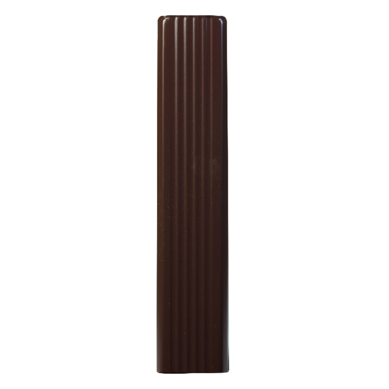 Brown Aluminum Downspout Extension 2 Inch By 3 Inch By 15 Inch
