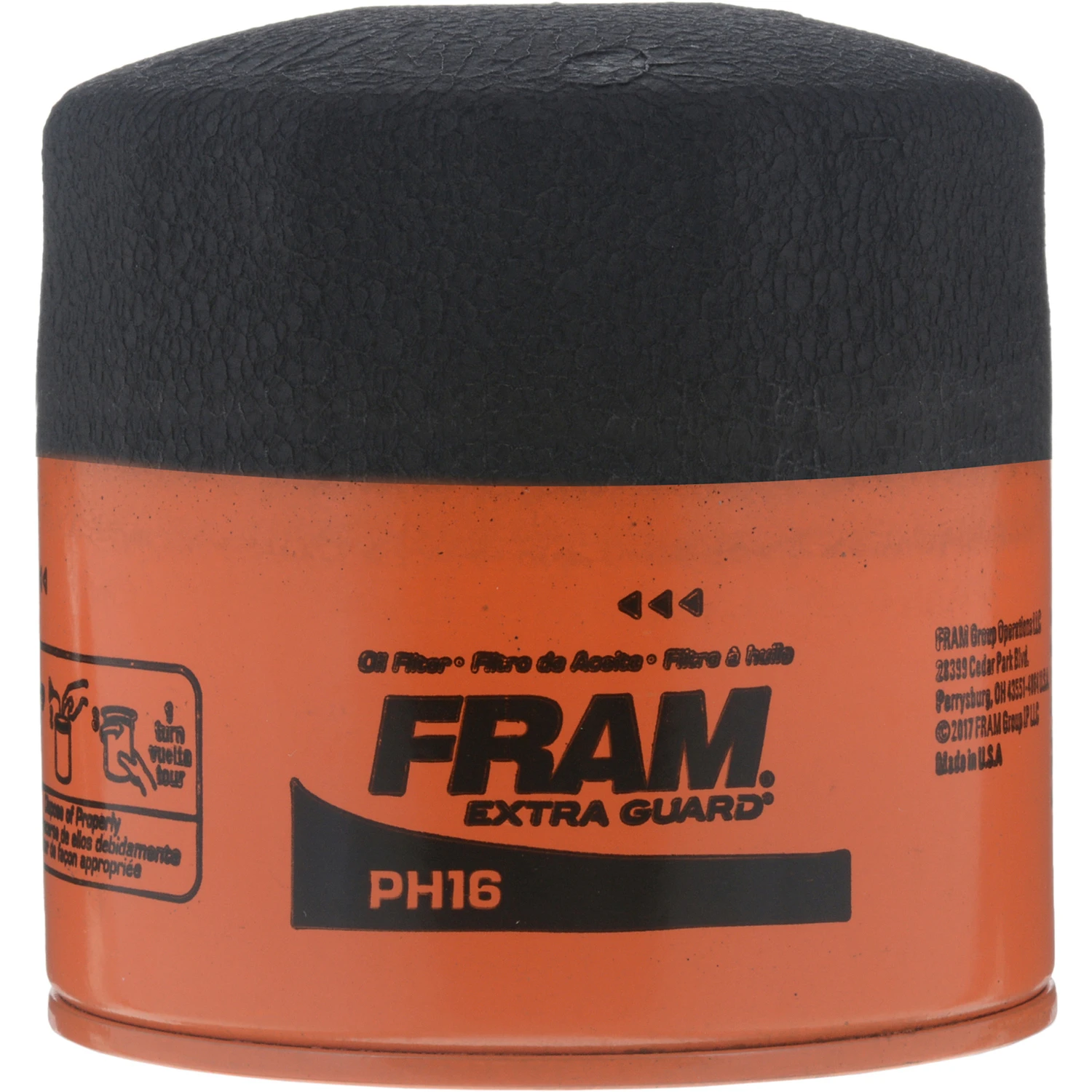 Ph16 Extra Guard Premium Engine Oil Filter For Automotive Use