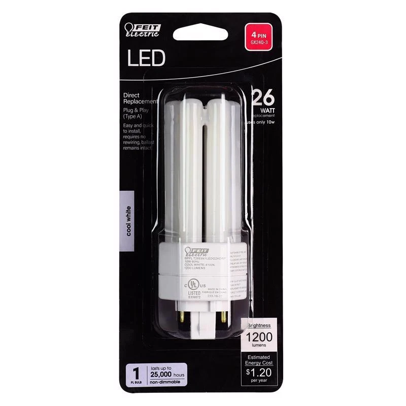 Pl Gx24q-3 4-pin Led Bulb Cool White 26 Watt Equivalence 1 Pk